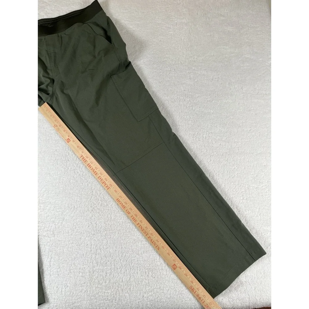 Figs T2001 Olive Green Cargo Straight Leg Scrub Pants Mens Sz XXL Medical